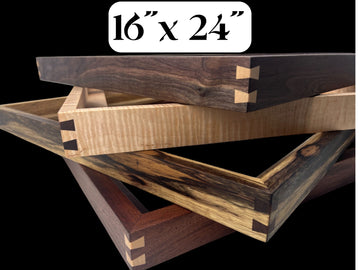 16x24 Hardwood Floater Frame | Multiple Wood Options