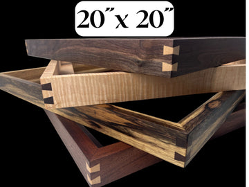 20x20 Hardwood Floater Frame| Multiple Wood Options