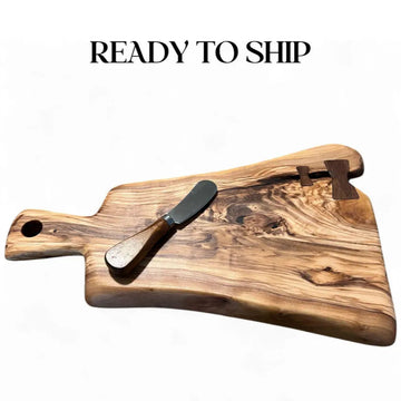 Cheese Charcuterie Serving Board| Handmade Olive Wood| Gift for Anniversary, Wedding, Housewarming, Engagement, Wine Lovers| Tapas| Foodies