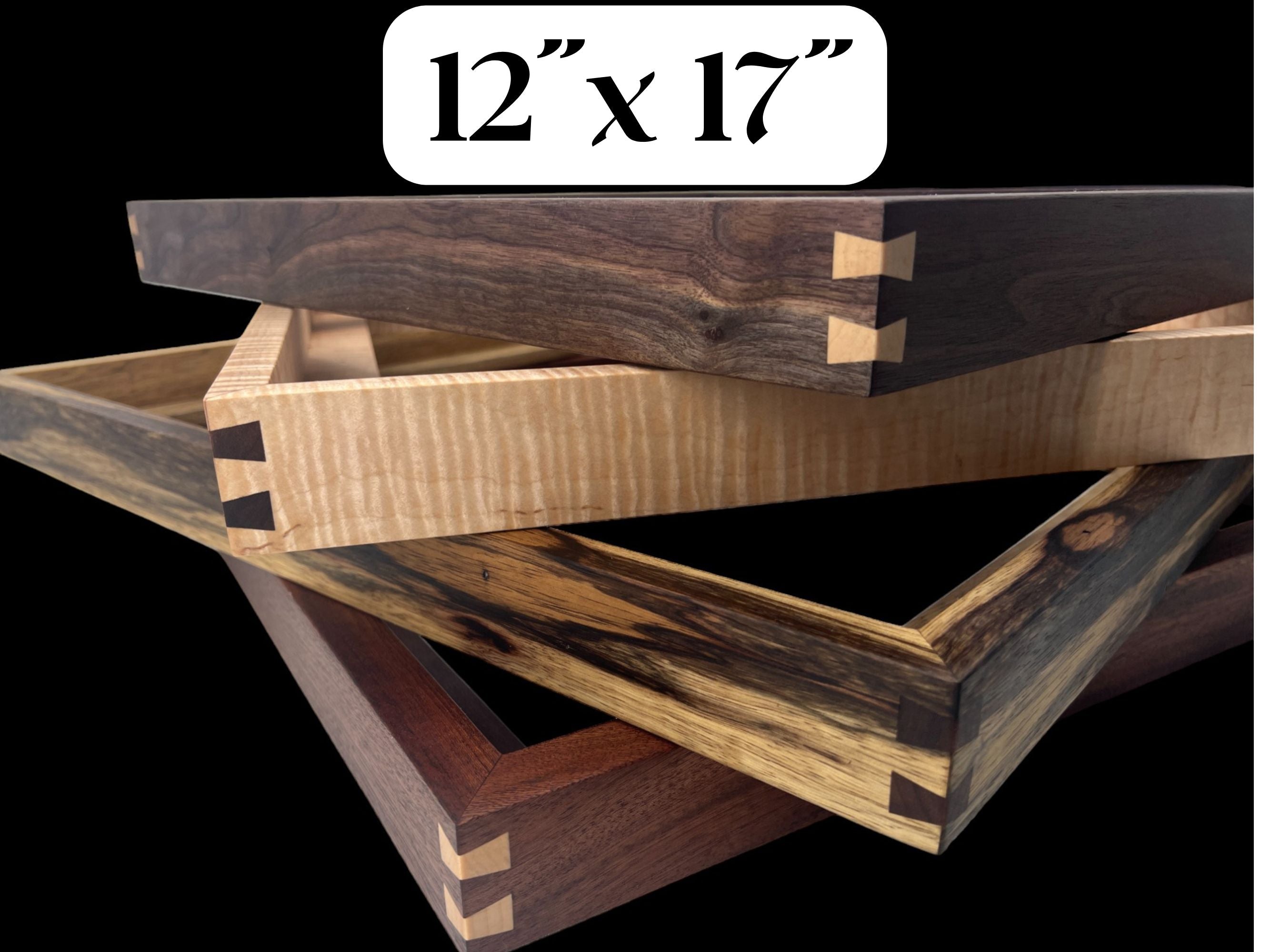 12 x 17 Hardwood Floater Frame| Multiple Wood Options