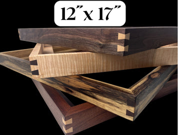12 x 17 Hardwood Floater Frame| Multiple Wood Options