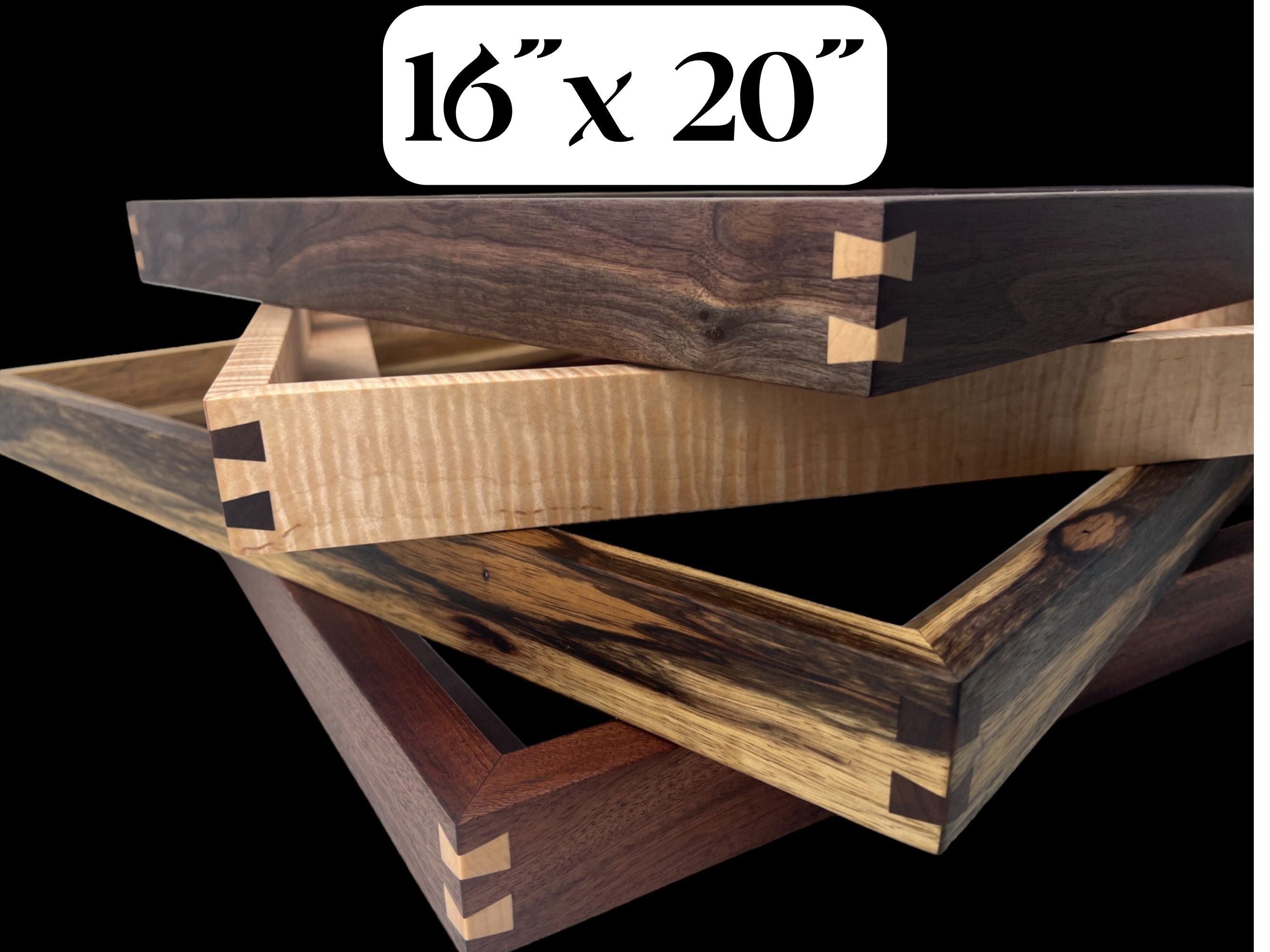 16 x 20 Hardwood Floater Frame| Multiple Wood Options