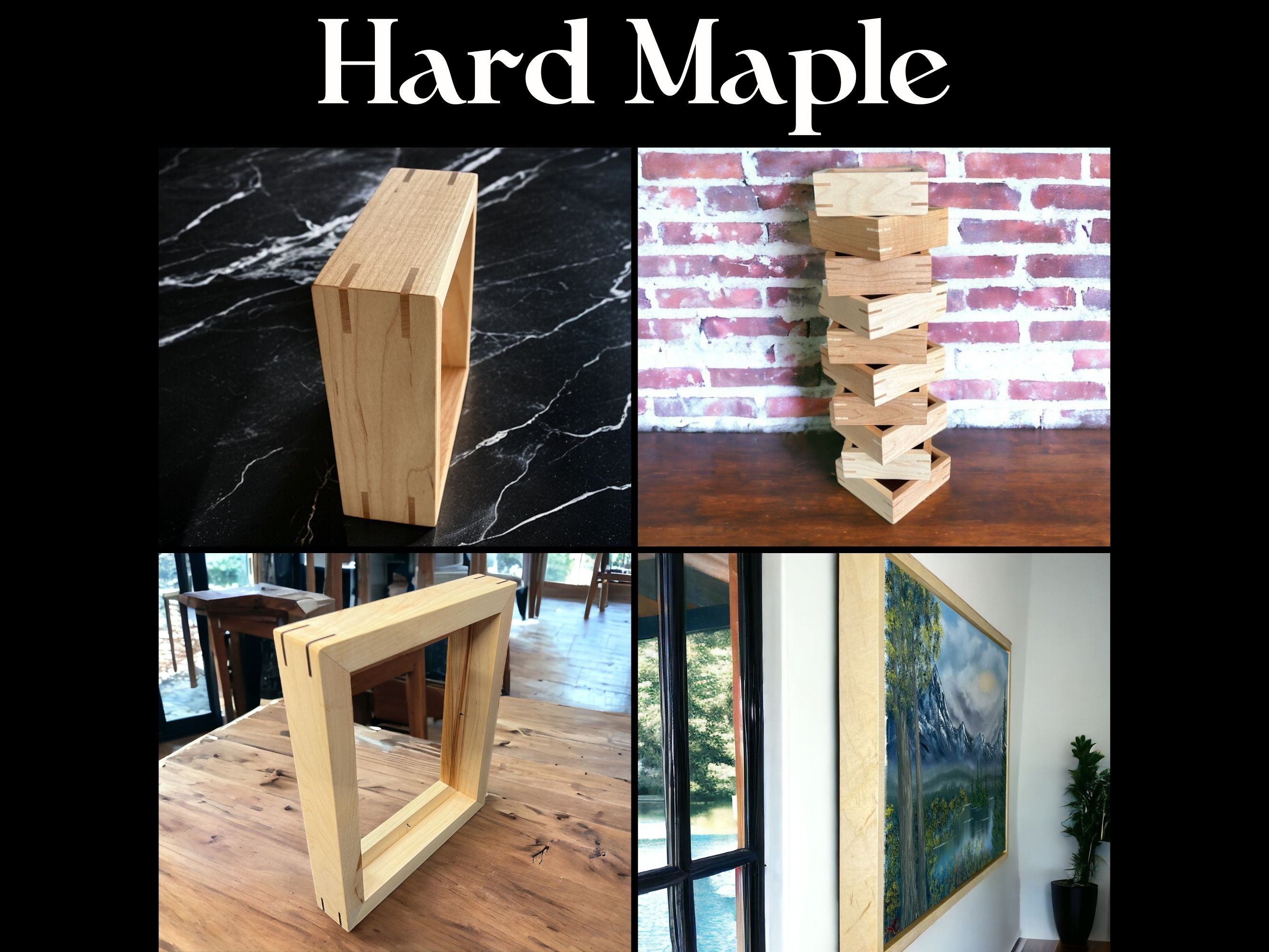 Hardwood Floater Frame, Custom Sizes and Hardwood Options