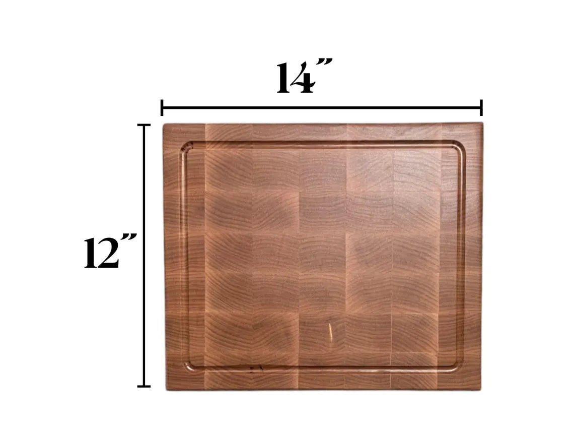 Handmade Maple End Grain Cutting Board Personalized Engrave| Housewarming| Closing Gift| Wedding| Anniversary| Valentine's Day| Foodie Gift