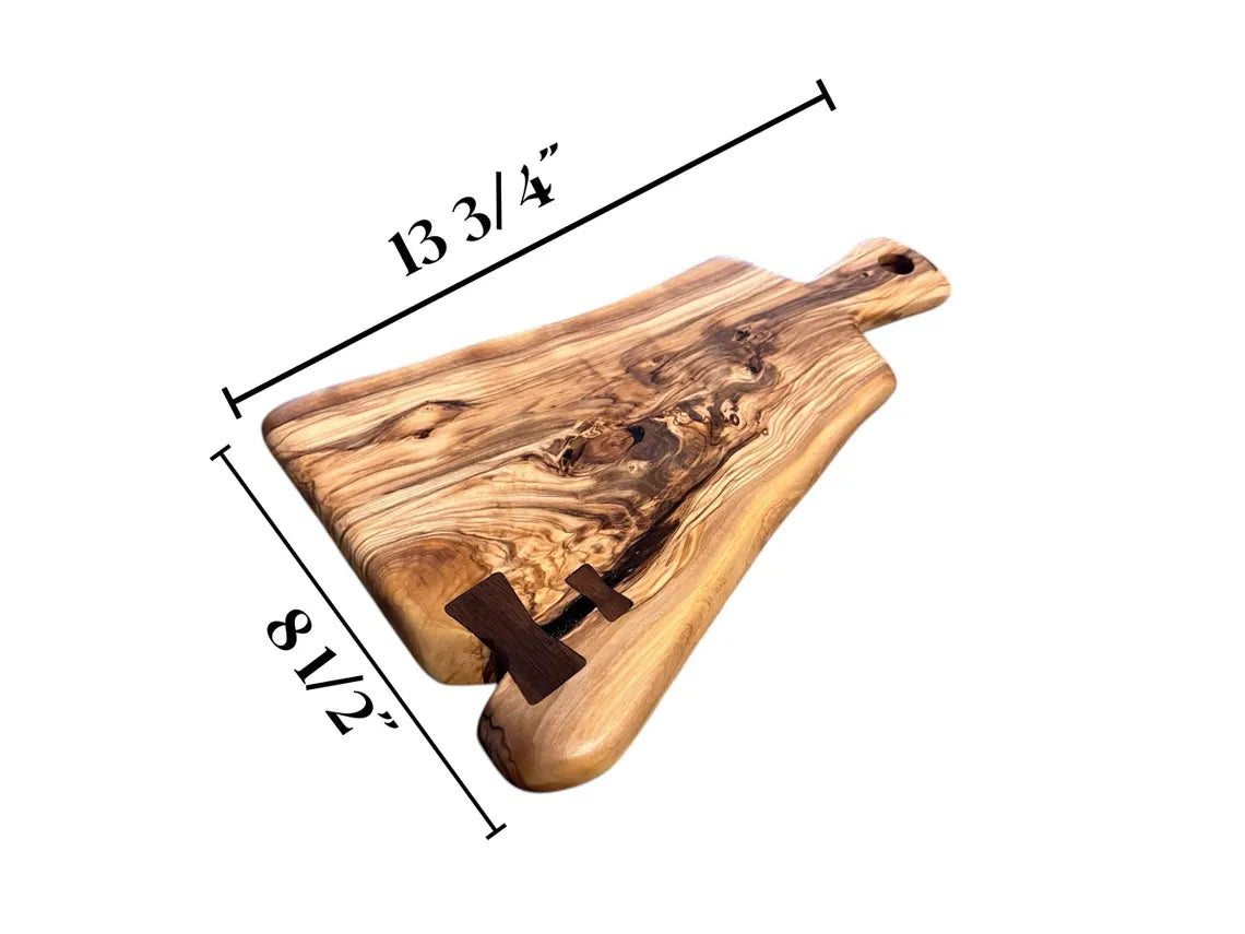 Cheese Charcuterie Serving Board| Handmade Olive Wood| Gift for Anniversary, Wedding, Housewarming, Engagement, Wine Lovers| Tapas| Foodies
