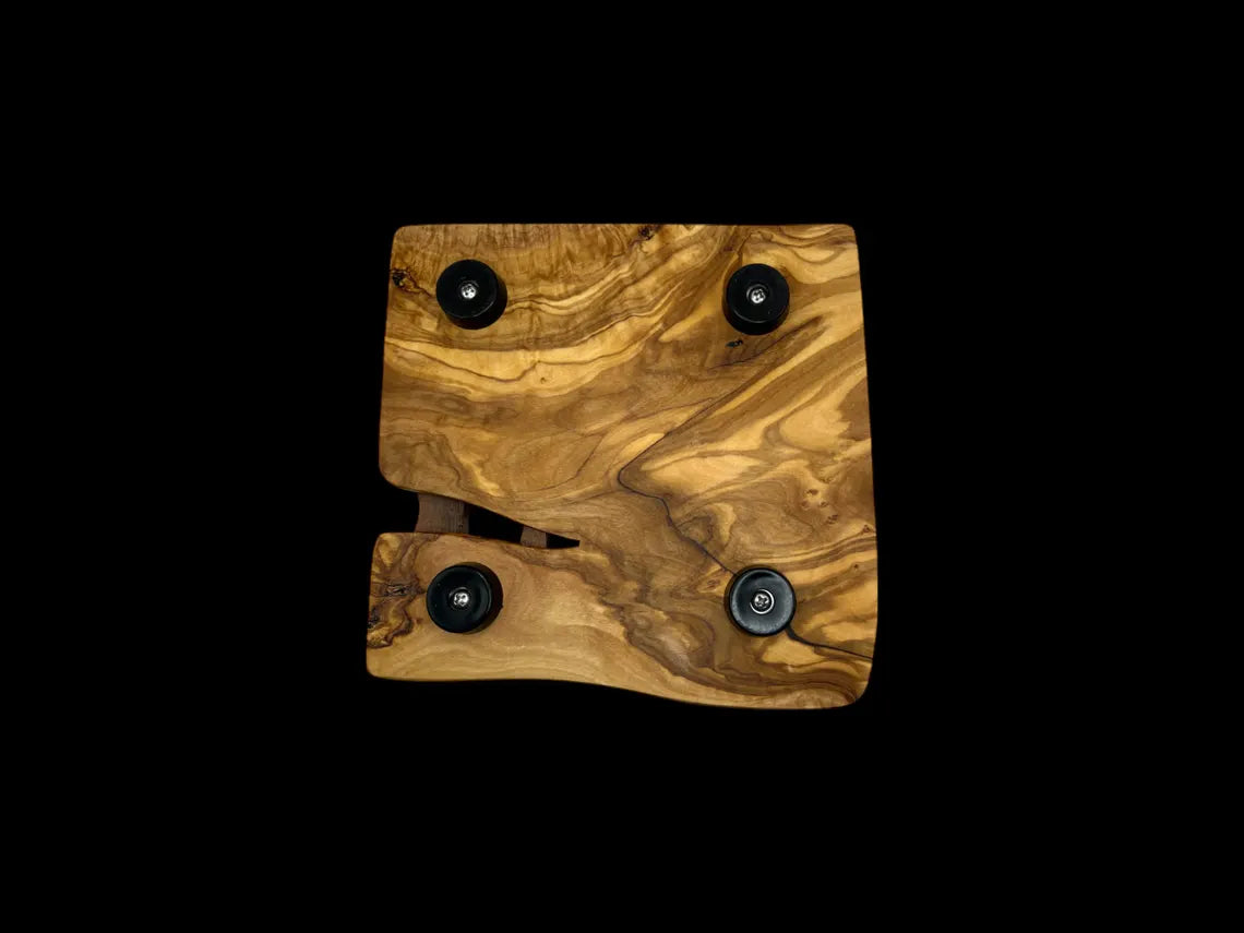 Olive Wood Trivet| Live Edge| Handmade and Handcrafted| Unique Gift| Foodie| Kitchen and Dining Room| Natural Hardwood| Gift for Her and Mom