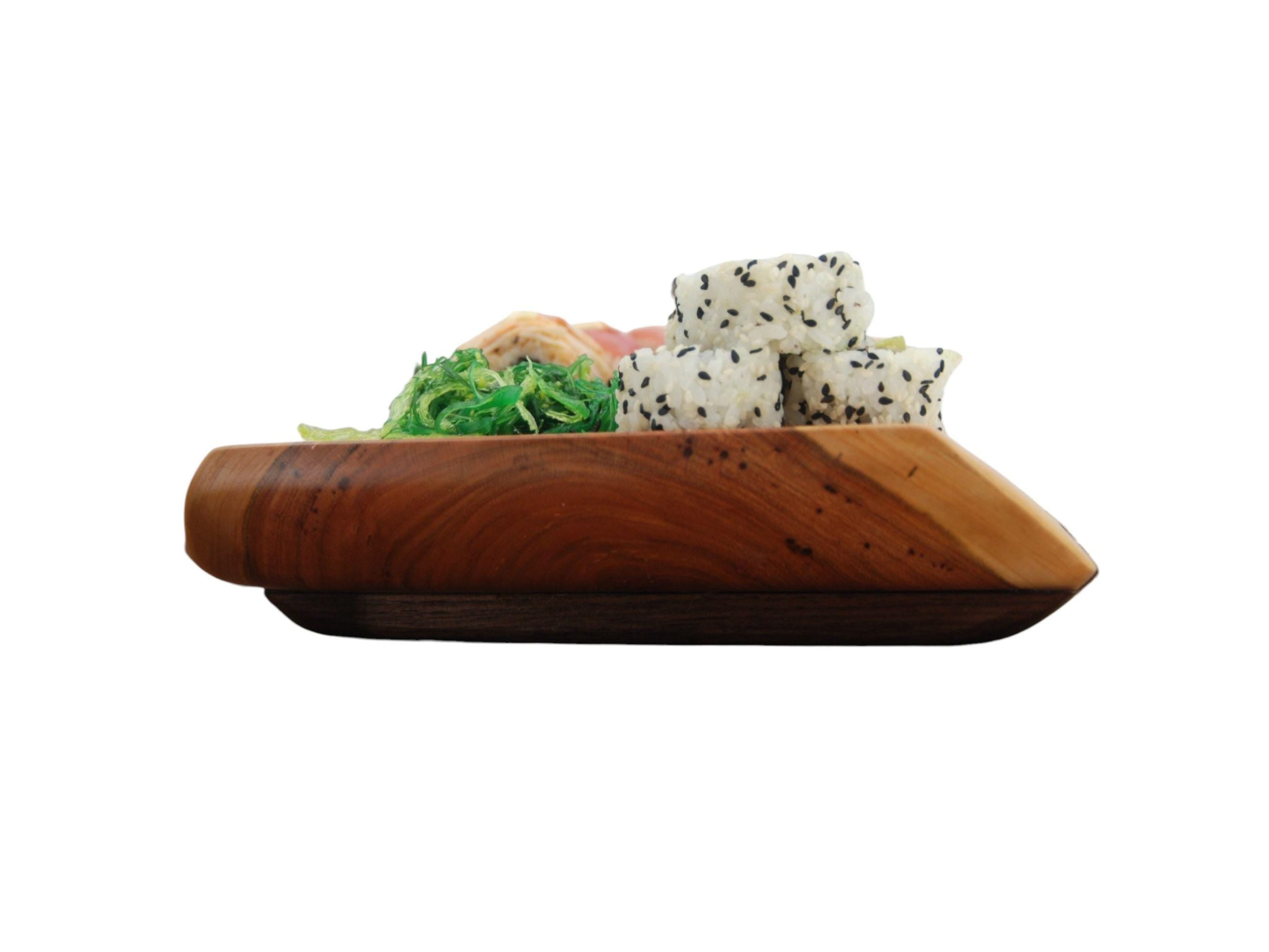 Handmade Live Edge Cherry Sushi Set