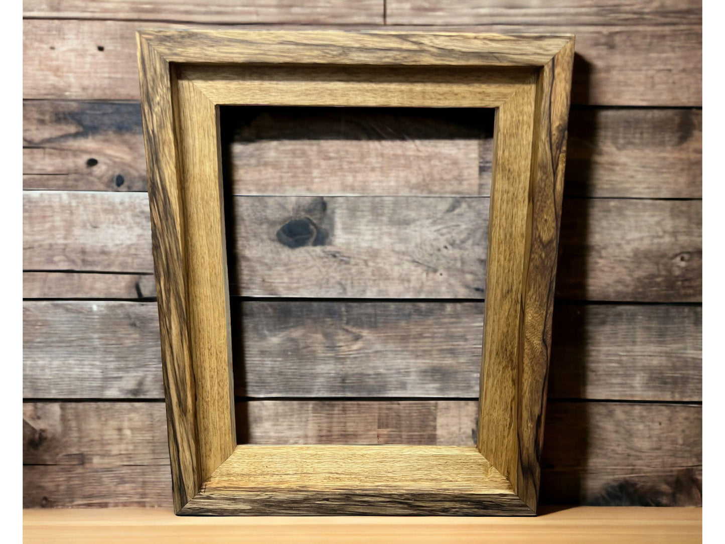 Black Limba floater frame for art in custom sizes| Handmade using solid exotic African hardwood| Unique gift| Made to order| Unique gift