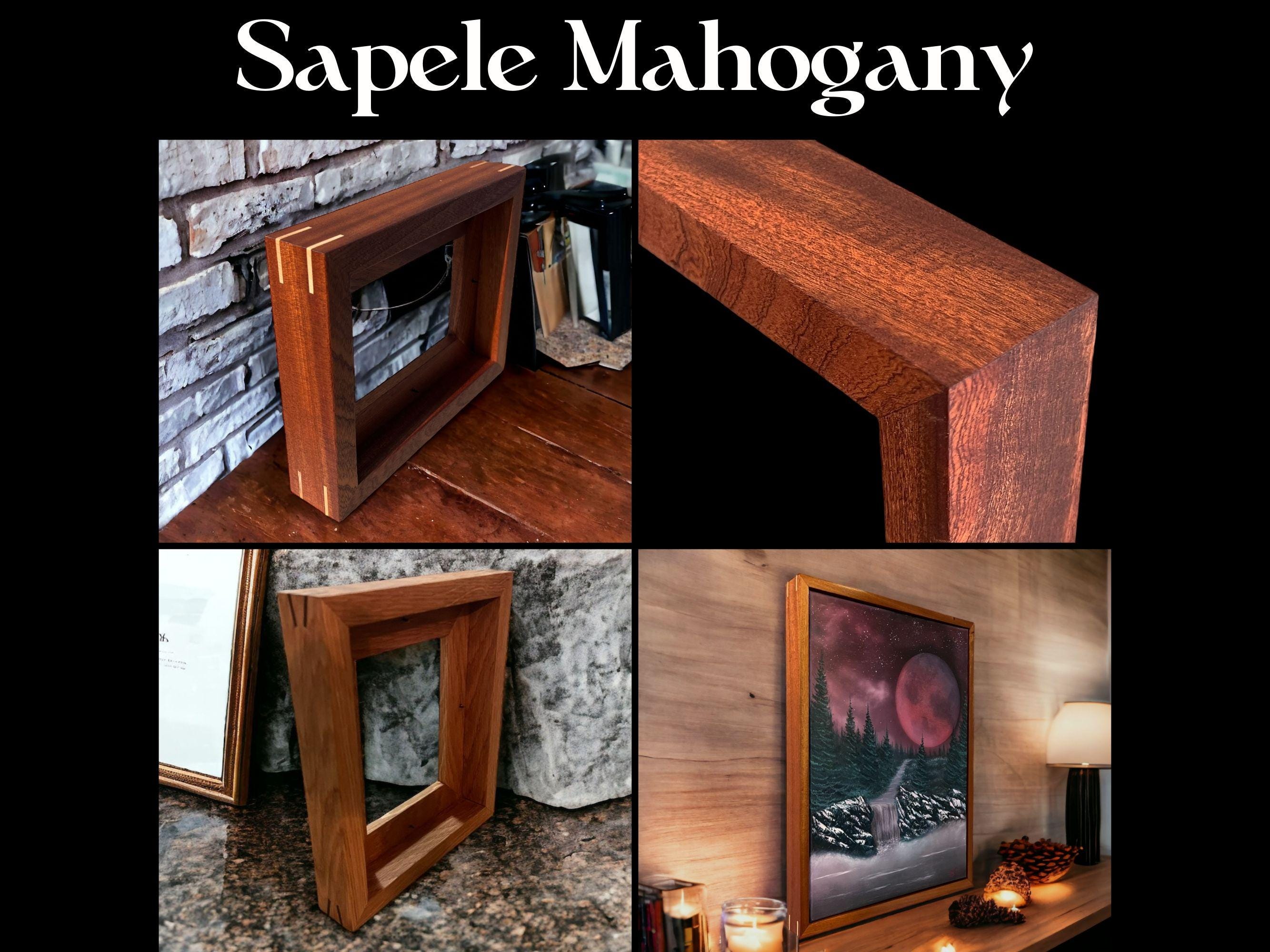 20x24 Hardwood Floater Frame | Multiple Wood Options