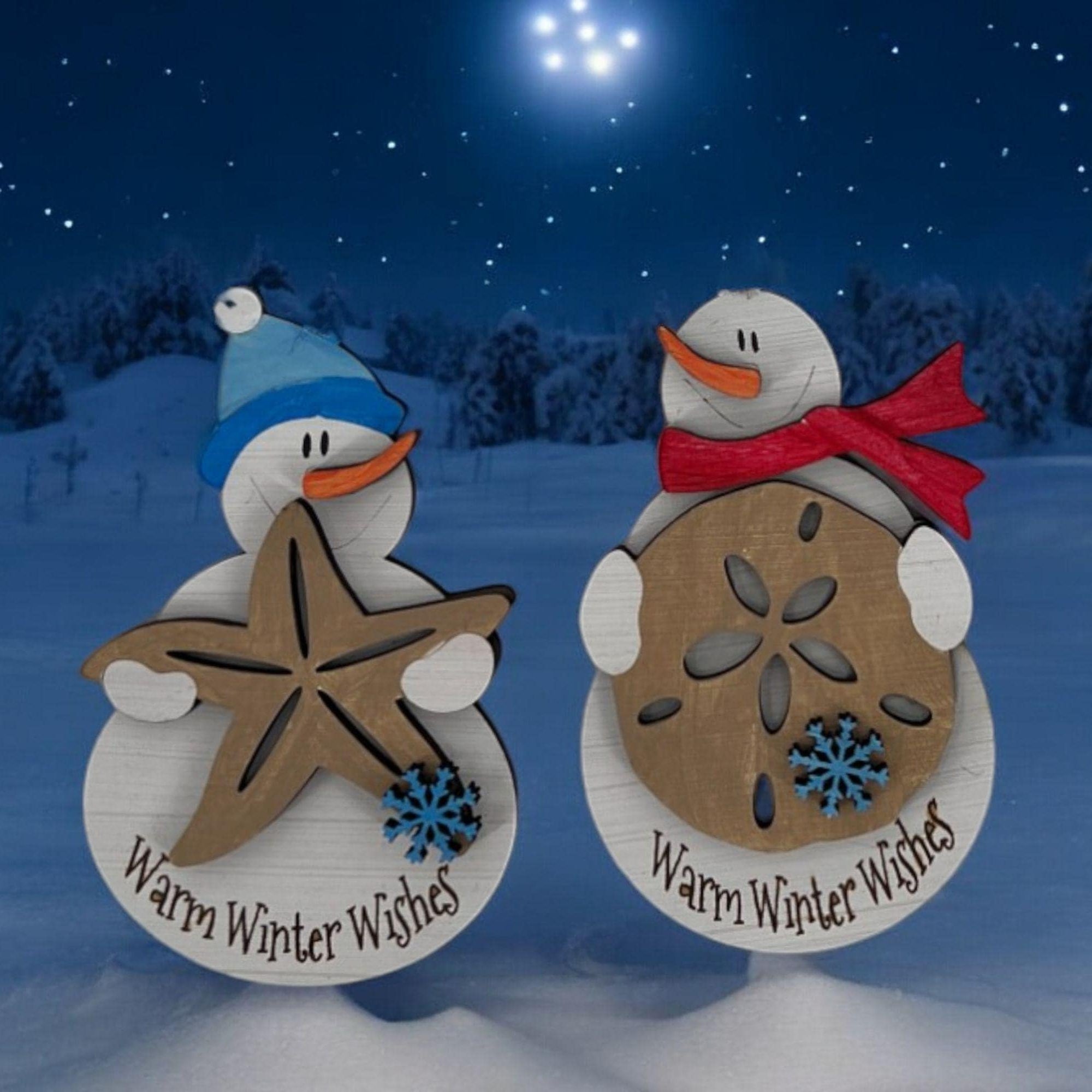 Handmade Snowman Ornament| hand painted| Christmas ornament| Customization | Stocking Stuffer Gift