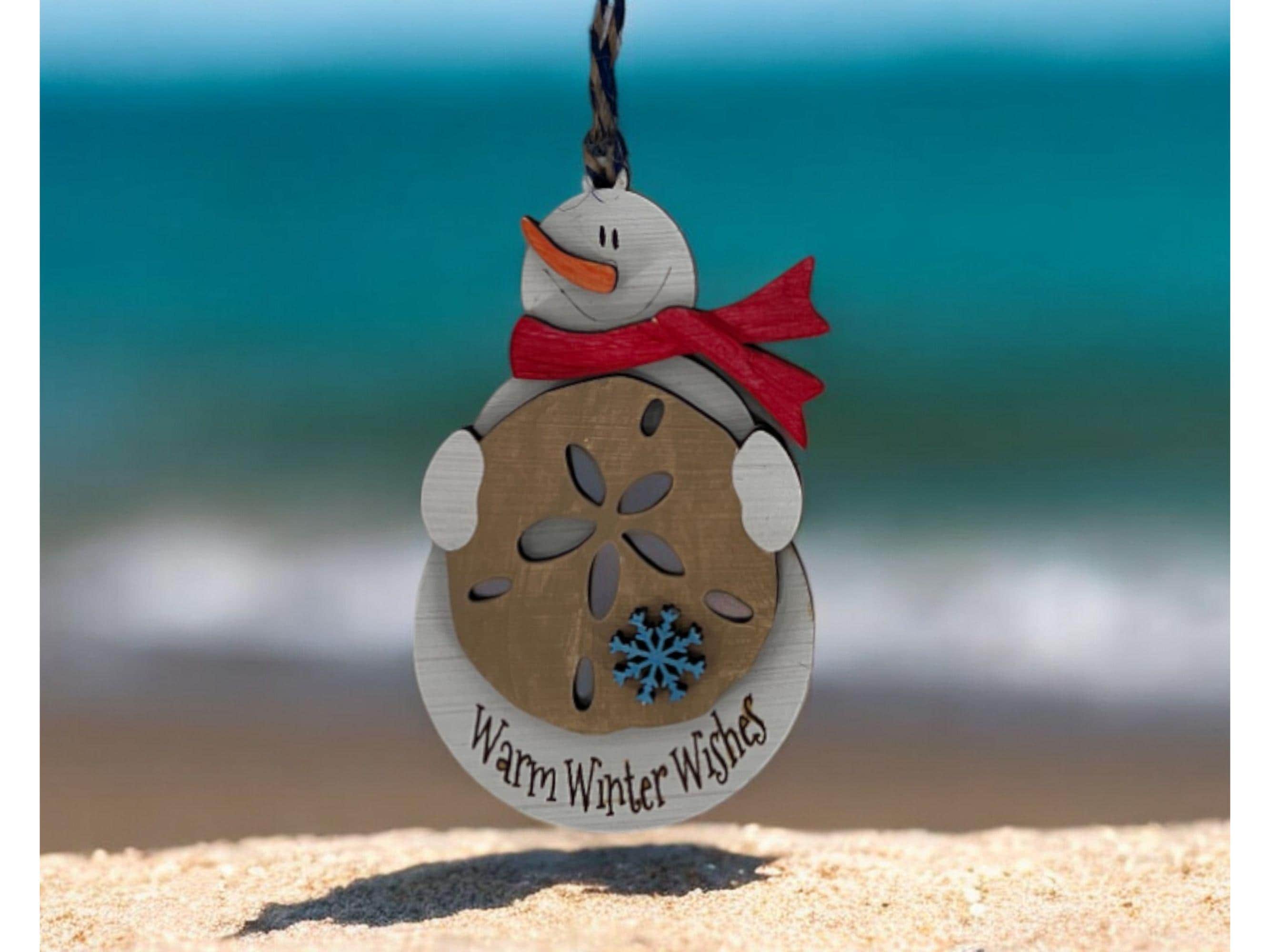 Handmade Snowman Ornament| hand painted| Christmas ornament| Customization | Stocking Stuffer Gift