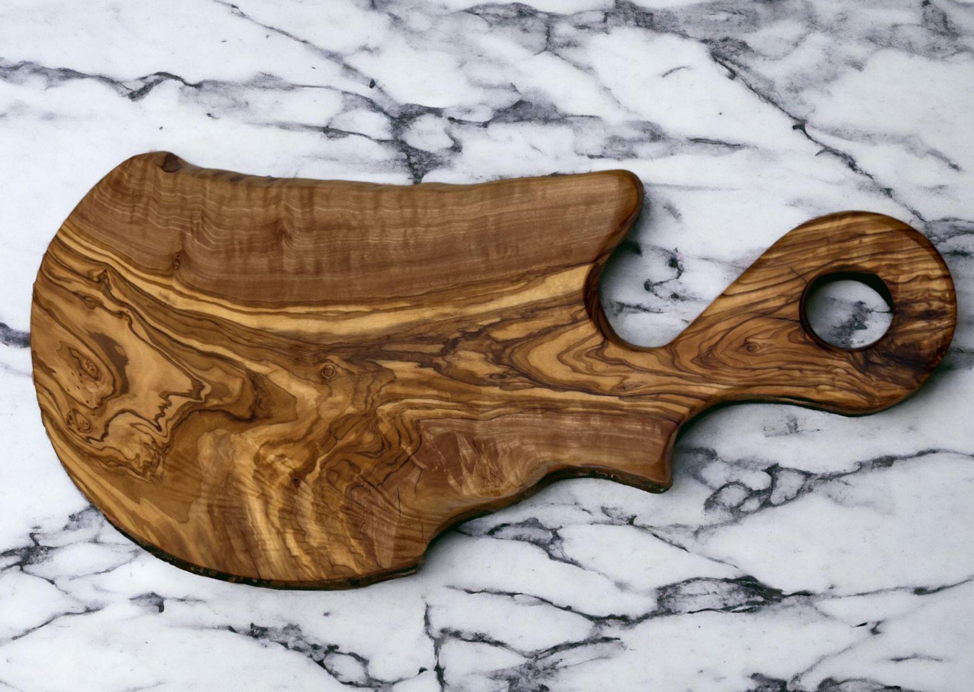 Charcuterie board gift set| wedding or anniversary gift| Natural olive wood with live edge| Food-safe finish| unique gift| Valentines gift