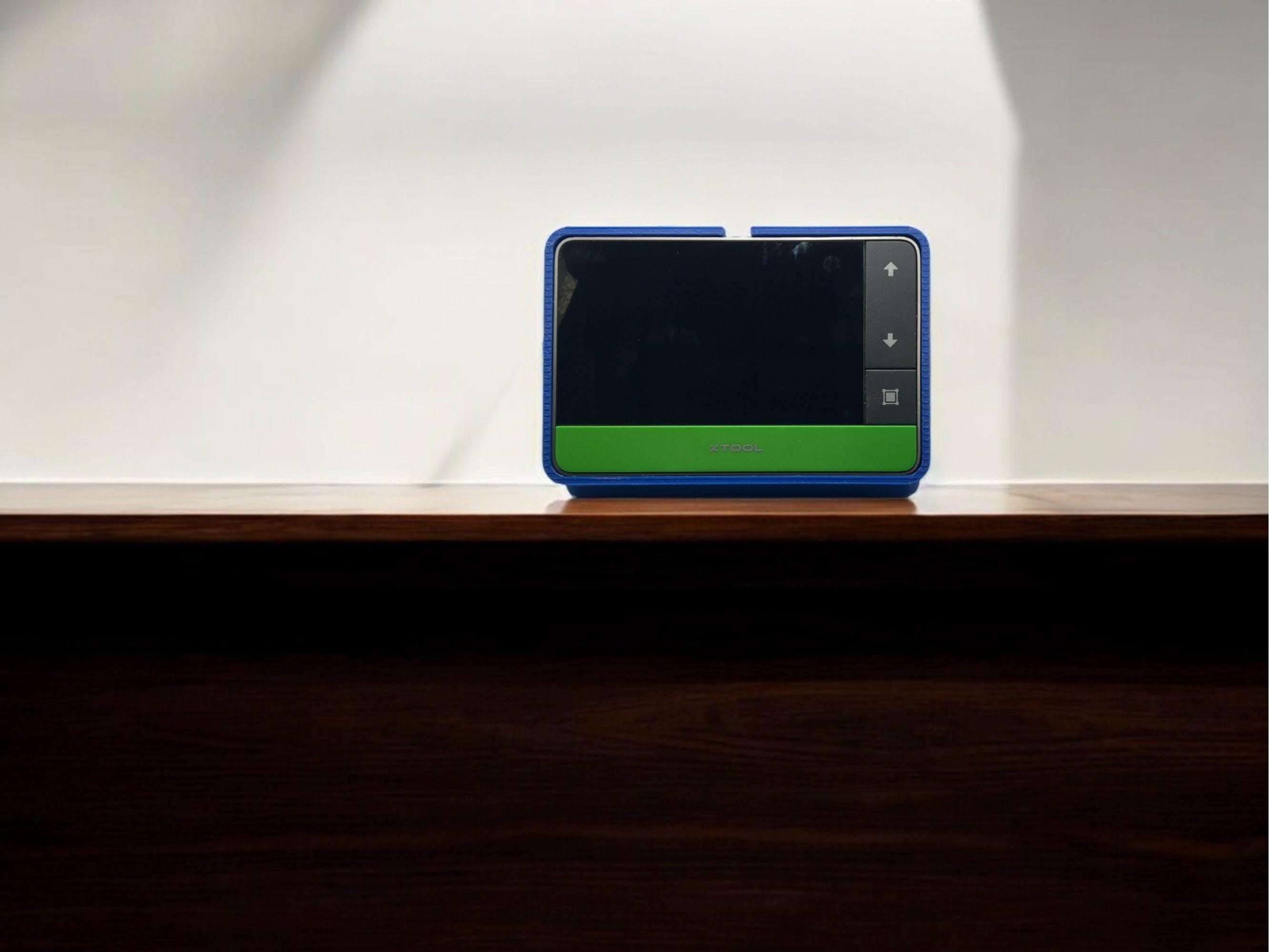 Green Control Panel Case/Stand for Xtool F1/F2 Ultra Touchscreen Control Module - Durable 3-D Printed Cover for Laser Engraver Accessories - Black