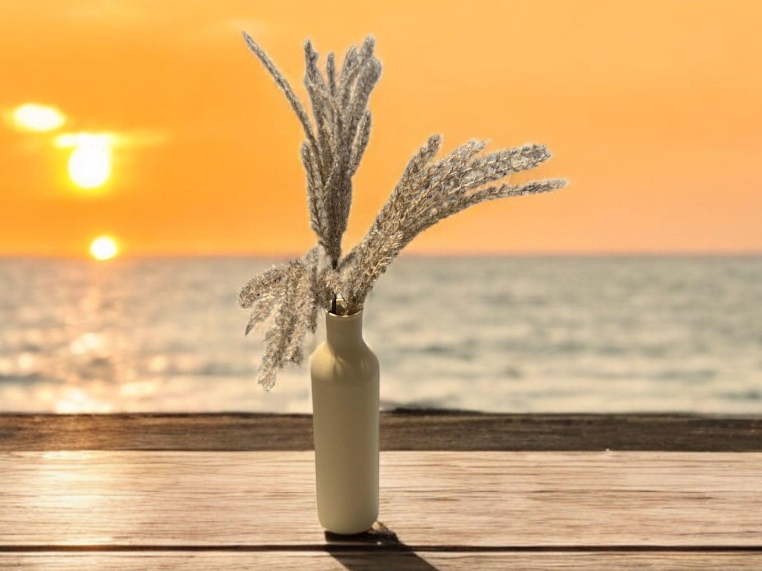 Modern Decorative Vase for Artificial Plants| Minimalist Design| 3D Printed| Multiple Colors Available| Housewarming Gift| Mothers Day Gift