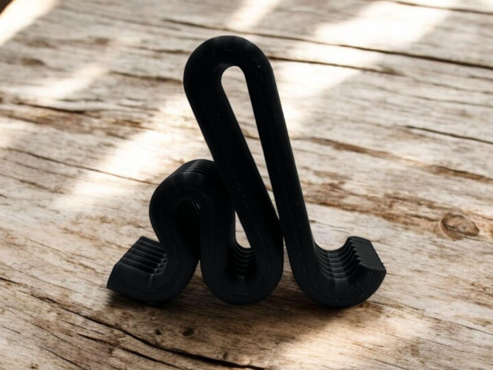 Modern Cell Phone Stand| Minimalist Cell Phone Holder| Desk, Kitchen Stand| Hands-Free Viewing| Great Gift for Coworkers, Office, or home