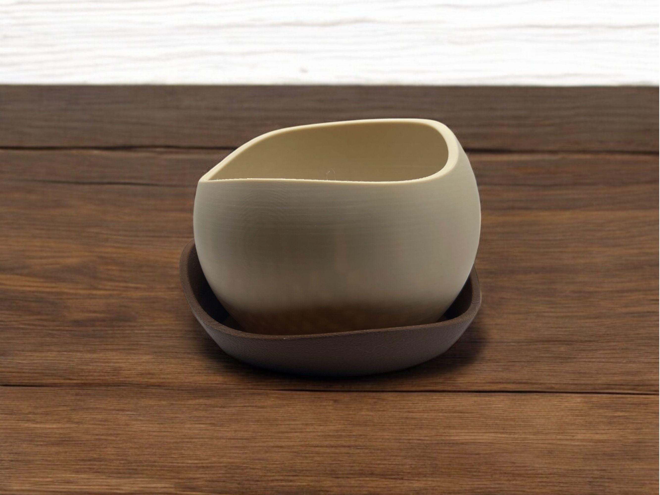 Modern Plant Pot with Removable Drip Saucer | Minimalist Planter for Indoor Plants, Succulents|| Home Decor| gift| Housewarming| Mothers Day