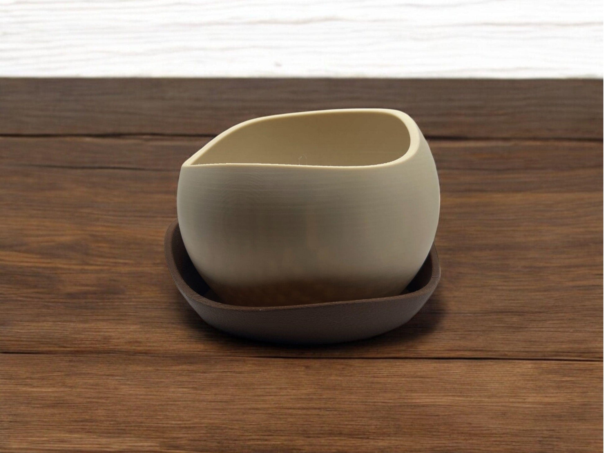 Modern Plant Pot with Removable Drip Saucer | Minimalist Planter for Indoor Plants, Succulents|| Home Decor| gift| Housewarming| Mothers Day
