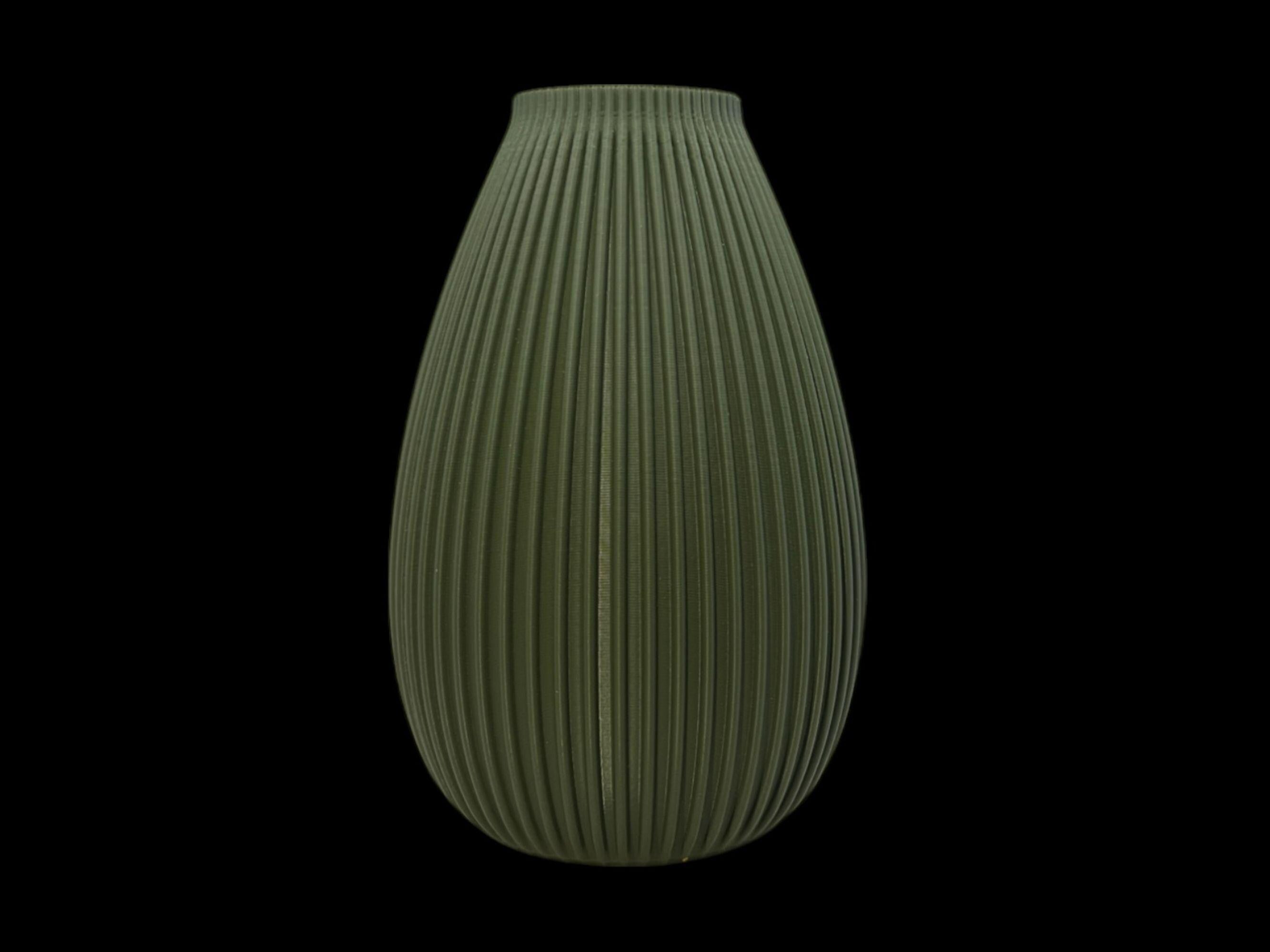 Modern Decorative Olive Green Vase for Artificial Plant| Minimalist Design| 3D Printed| Small and Medium Size| New Home Gift| Mothers Day