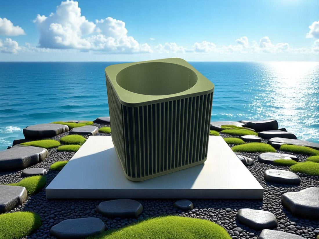 Modern Japanese-Inspired Square Planter with Legs – 3D Printed Shikaku Pot for Succulents, Minimalist Home Decor |Mothers Day gift| New Home - Default Title