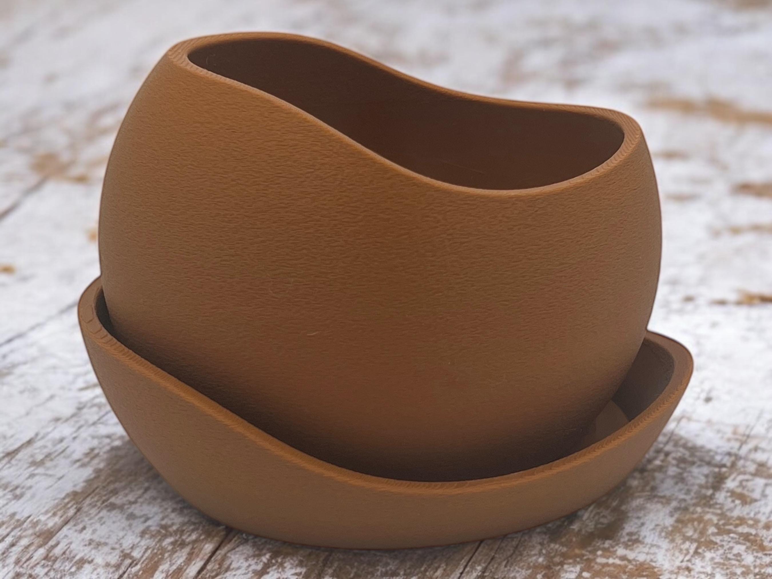 Modern Plant Pot with Removable Drip Saucer | Minimalist Planter for Indoor Plants, Succulents|| Home Decor| gift| Housewarming| Mothers Day