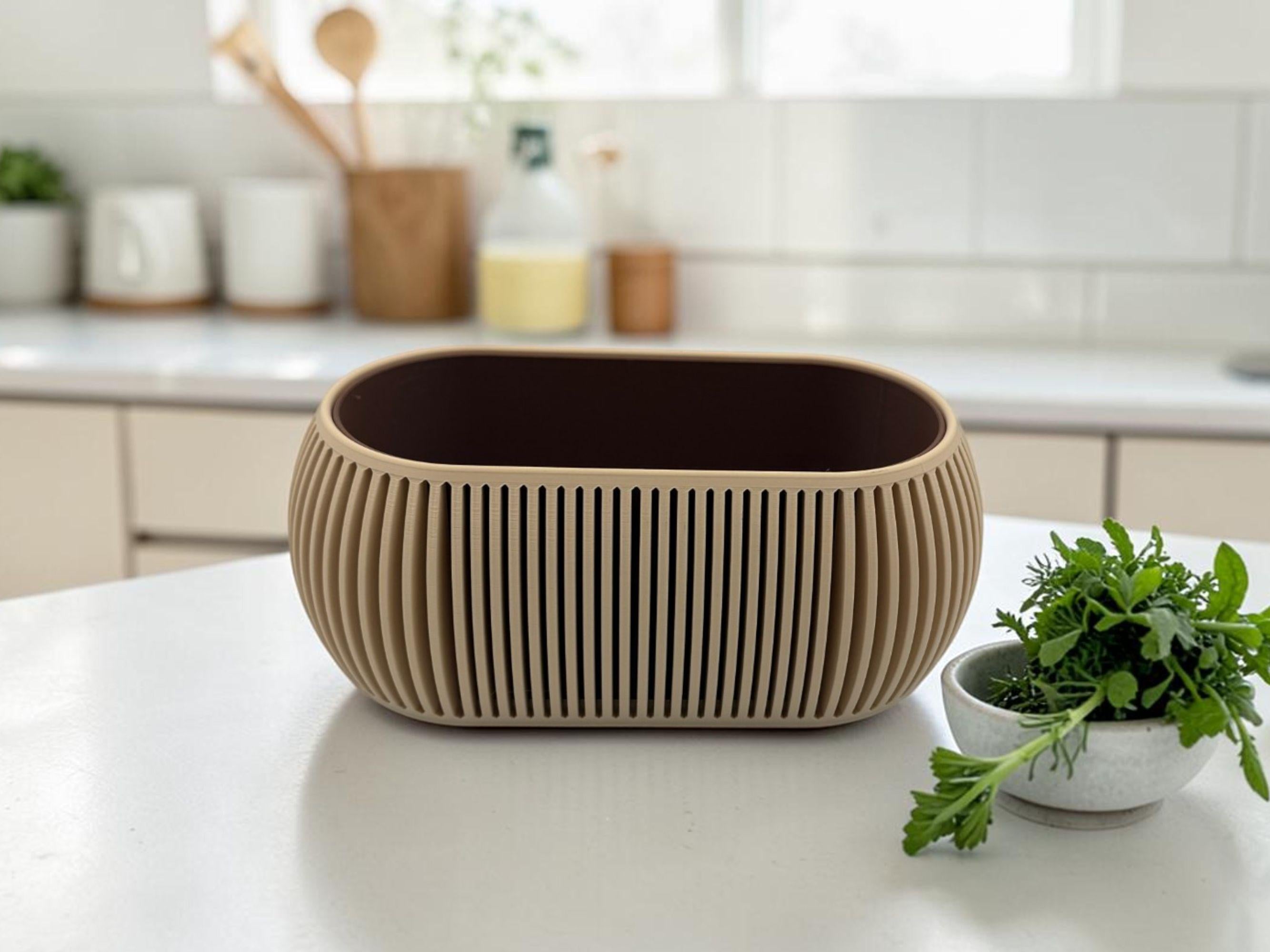 Modern Planters with Removable Drip Plate For Bonsai| Eco-Friendly PLA | Housewarming Gift| Indoor Plants