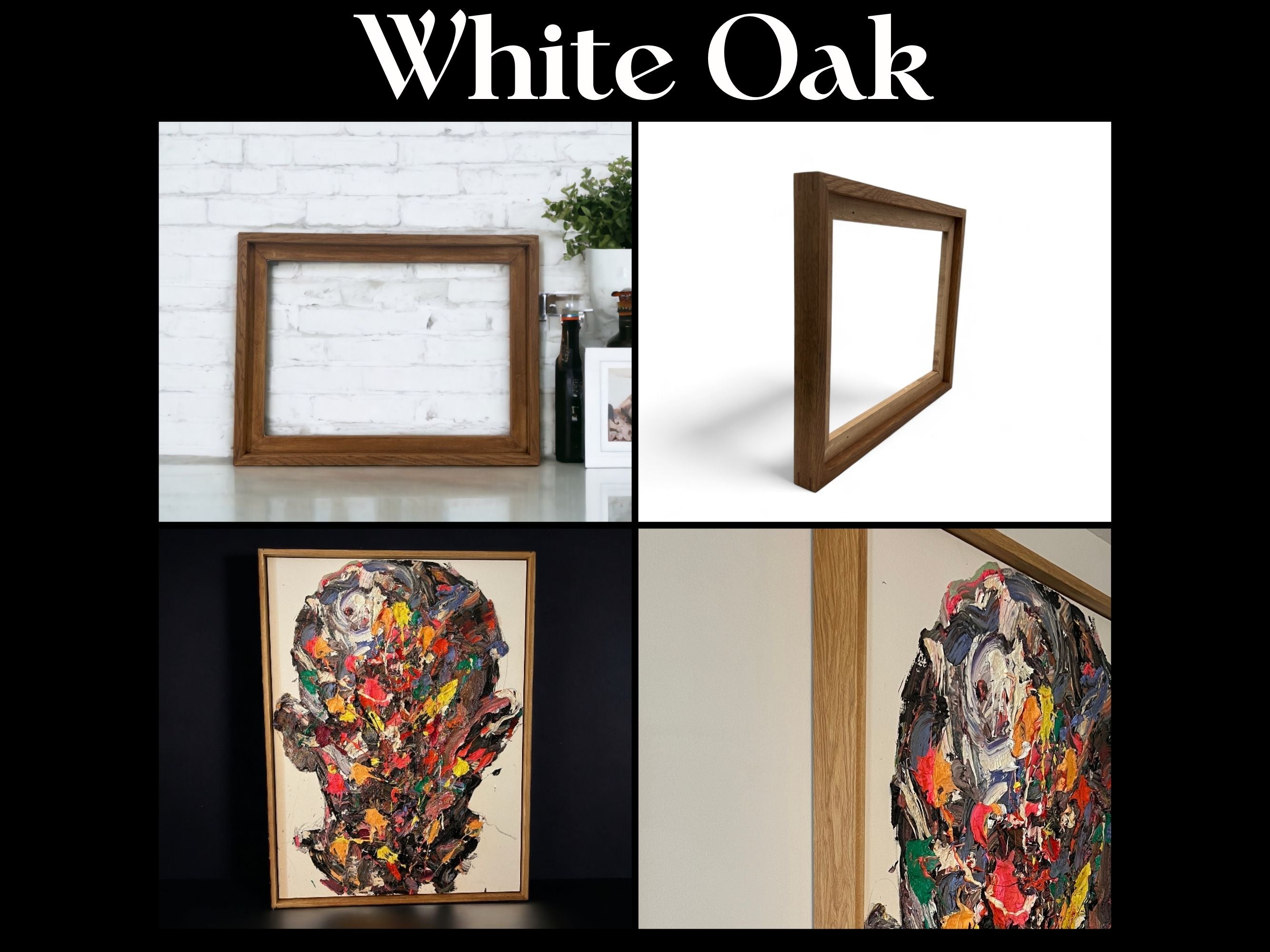 Hardwood Floater Frame, Custom Sizes and Hardwood Options